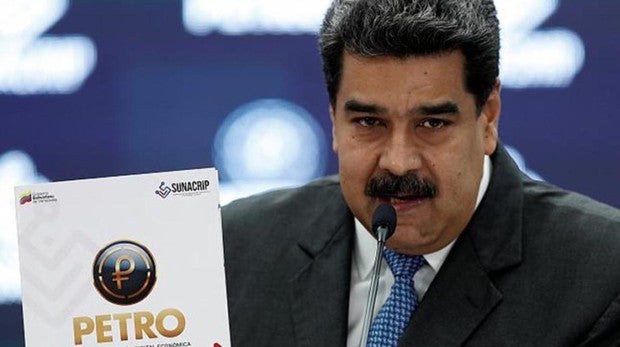 El presidente Nicolás Maduro hablando sobre el petro