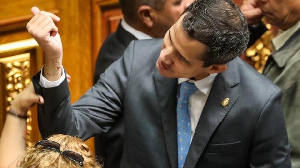El presidente de la Asamblea Nacional de Venezuela, Juan Guaidó