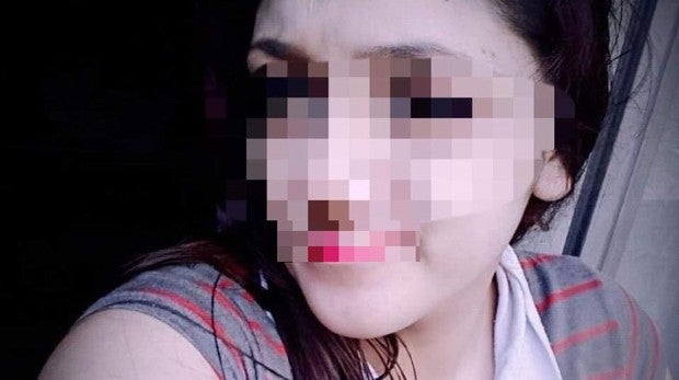 Supuesta imagen de la joven, difundida por las redes sociales