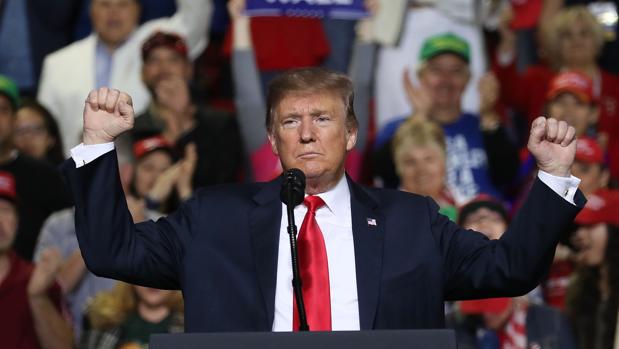 Donald Trump, durante su intervención en El Paso, Texas