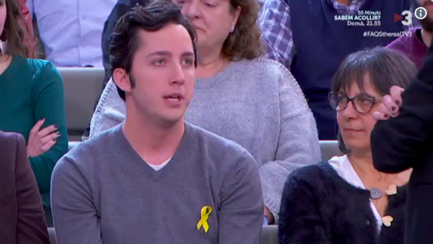El pequeo Nicolás acudió al programa 'Preguntes frequüents'.