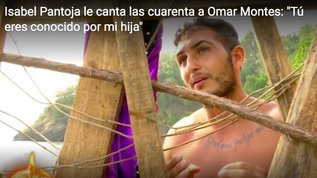 Omar Montes, en plena discusión con Isabel Pantoja.