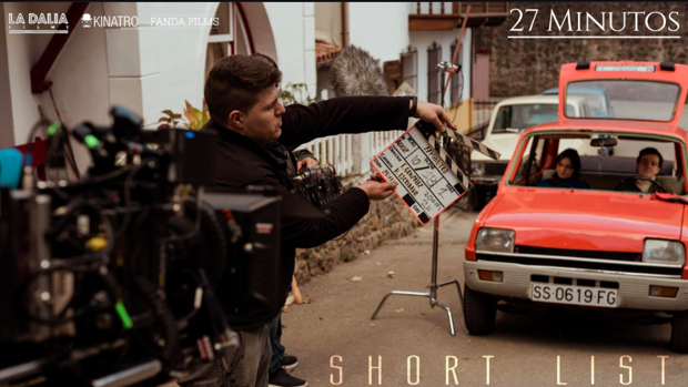 Cartel promocional del corto '27 minutos'.