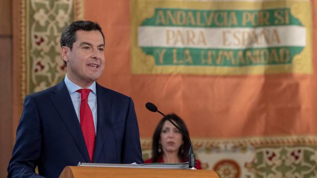 Juanma Moreno es el presidente de la Junta de Andalucía.