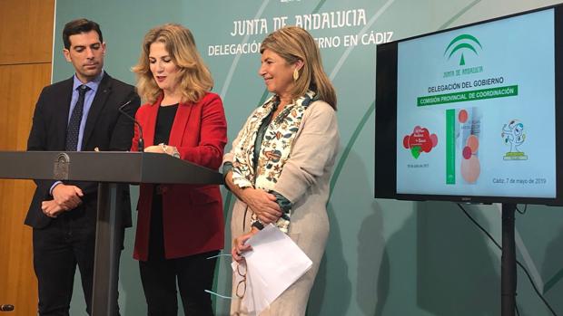 José Antonio Mulero, Ana Mestre e Isabel Paredes