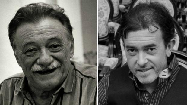 Mario Benedetti y Juan Carlos Aragón.