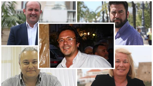 Los cinco candidatos para las elecciones municipales de Cádiz 2019