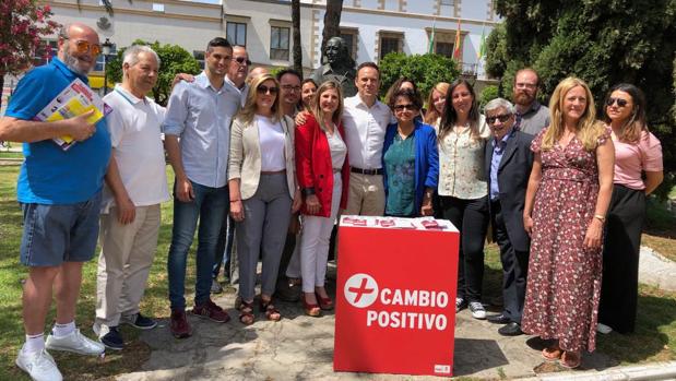 David de la Encina en un acto de campaña-