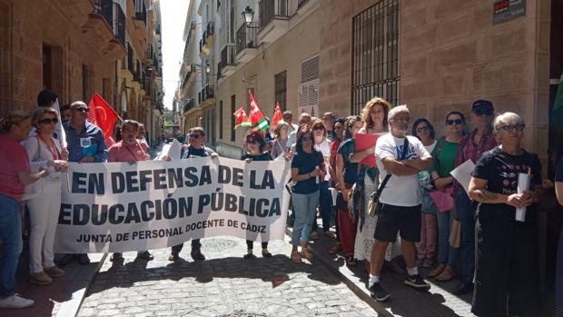 Concentración en Cádiz.