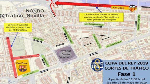 La fase 1 del plan de tráfico se ha activado en la mañana de este sábado