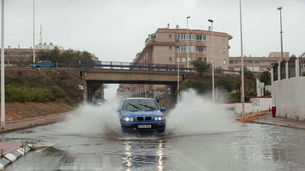 Torrevieja ha sufrido fuertes lluvias durante las últimas horas