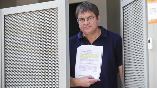 Agustín Fernández, padre de alumnos de una escuela de Mataró