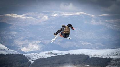 El snowpark de Sierra Nevada como nunca se había visto