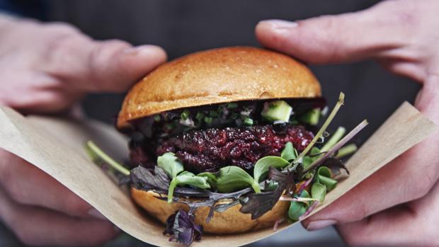 Hamburguesa de insectos de Ikea